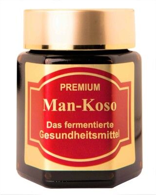 Man-Koso PREMIUM in a jar: fermented enzyme and amino acid concentrate fermentation time more than 3 years and 3 months