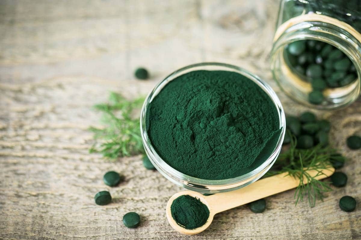 Spirulina, natural food supplements